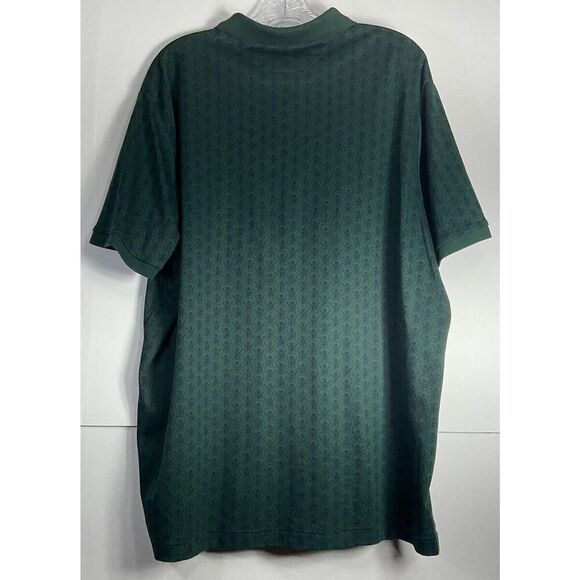 Polo Ralph Lauren Men's Size XL Custom Fit All Over Print Green Shield Shirt - Picture 3 of 9